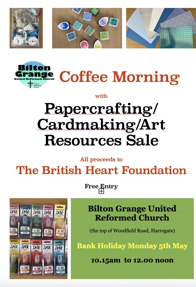 A Coffee Morning for art & craft fans!